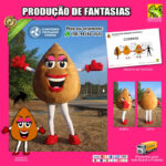 Fantasia de Mascote Coxinha: Versão Feminina