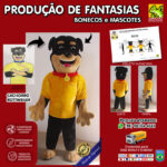 Fantasia de Mascote Rottweiler para Pet Shop
