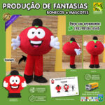 Fantasia de Mascote Tomate