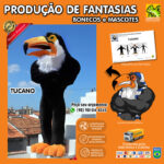 Fantasia de Mascote Tucano Forte