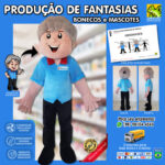Fantasia de Mascote Homem Menino Farmacêutico