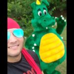 Fantasia de Mascote Dragão Personalizada