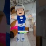 Fantasia de Mascote Menina Foguete Astronauta