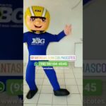 Fantasia de Mascote Piloto de Corrida