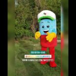 Fantasia de Mascote Pílula, Comprimido ou Remédio