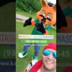 Fantasia de Mascote Raposa e Lobo-Guará