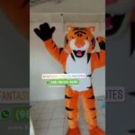 Fantasia de Mascote Tigre Personalizada