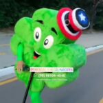 Fantasia de Mascote Trevo da Sorte