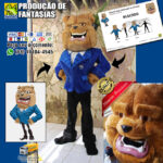 Fantasia de Mascote Bulldog para Vestir