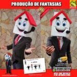Fantasia de Mascote Casa Habitacional