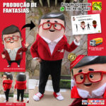 Fantasia de Mascote Menino Nerd para Vestir