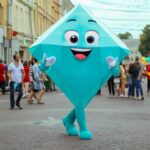 Fantasia de Mascote Diamante