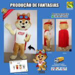 Fantasia de Mascote Gato para Vestir