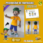 Fantasia de Mascote Menino para Vestir