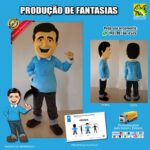 Fantasia de Mascote Homem Sorridente