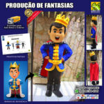 Fantasia de Mascote Príncipe ou Rei