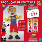 Fantasia de Mascote Tigre para Secretaria de Esportes