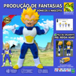 Fantasia de Mascote Vegeta de Dragon Ball Z