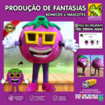 Fantasia de Mascote Açaí ou Juçara Personalizada