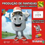 Fantasia de Mascote Botijão de Gás