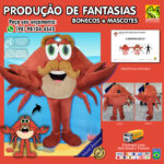 Fantasia de Mascote Caranguejo