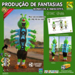 Fantasia de Mascote Centopeia Gigante