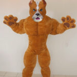 Fantasia de Mascote Pitbull Personalizada