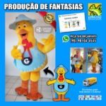 Fantasia de Mascote Galinha Personalizada