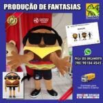 Fantasia de Mascote Hambúrguer