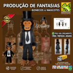 Fantasia de Mascote Macaco Monkey