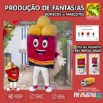 Fantasia de Mascote Pão de Queijo