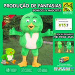 Boneco de Passarinho: Fantasia de Mascote