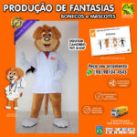 Fantasia de Mascote Doutor Cachorro para PetDog