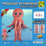 Fantasia de Mascote Polvo