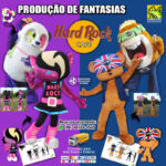 Fantasias de Mascotes do Hard Rock Cafe