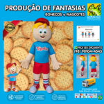 Fantasia do Mascote Trigolino: Boneco Personagem