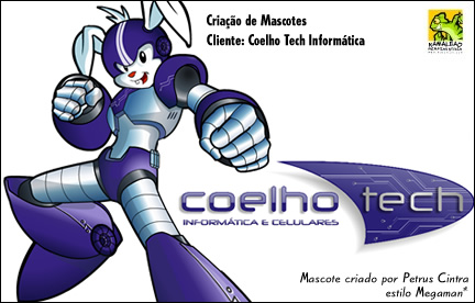 mascote Coelho Tech