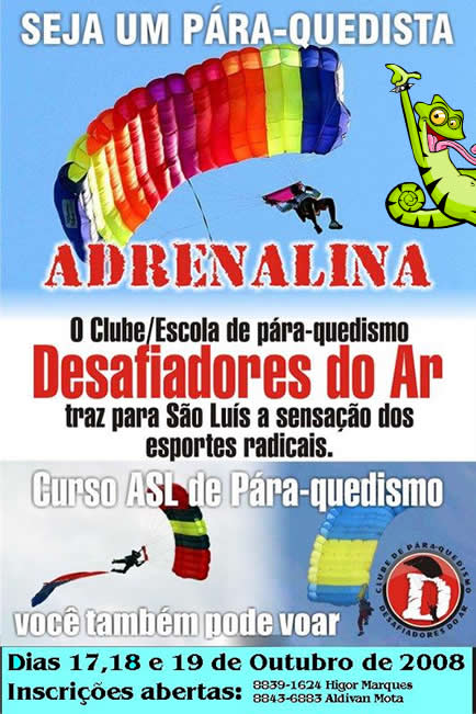 Curso de Paraquedismo em São Luís Maranhão